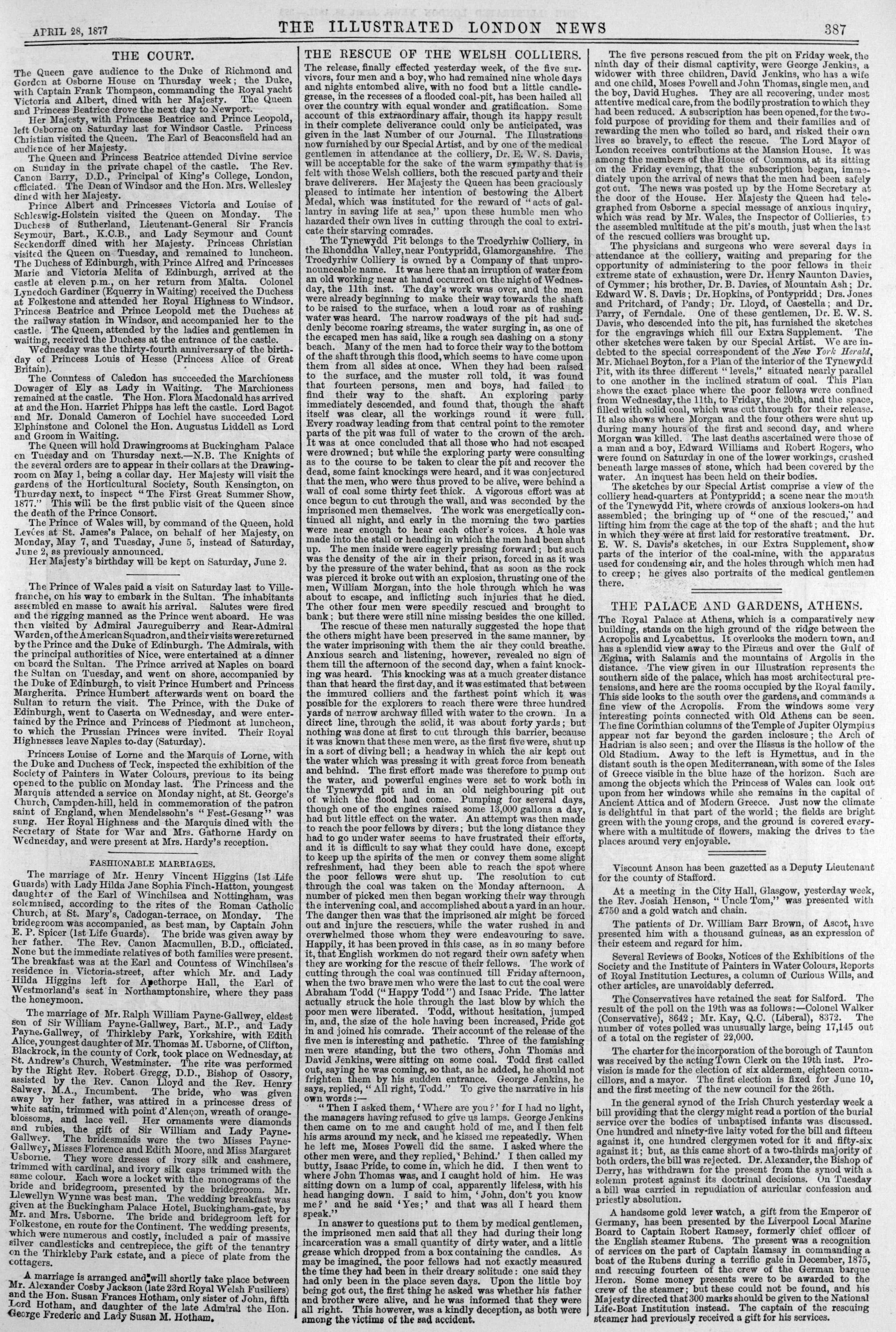 welsh mine disaster